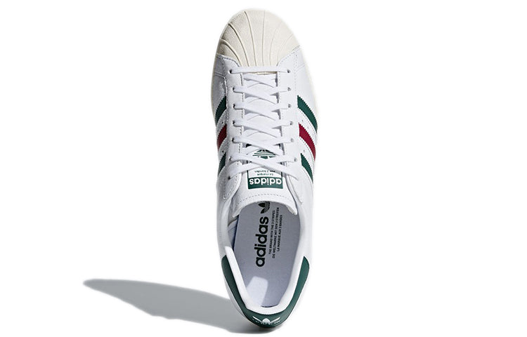 adidas Superstar 80s 'White Green Ruby' CQ2654