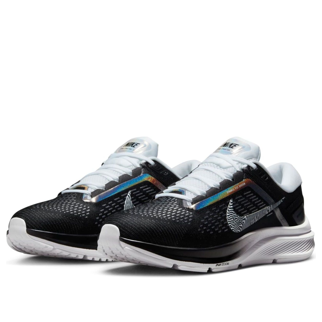 (WMNS) Nike Air Zoom Structure 24 'Black Zebra Iridescent' DX9626-001