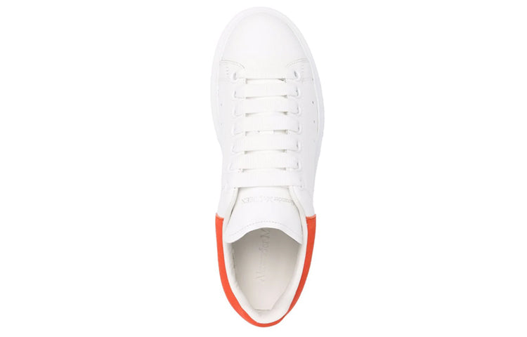 (WMNS) Alexander McQueen Oversized Sneaker 'White Orange' 553770WHGP79411