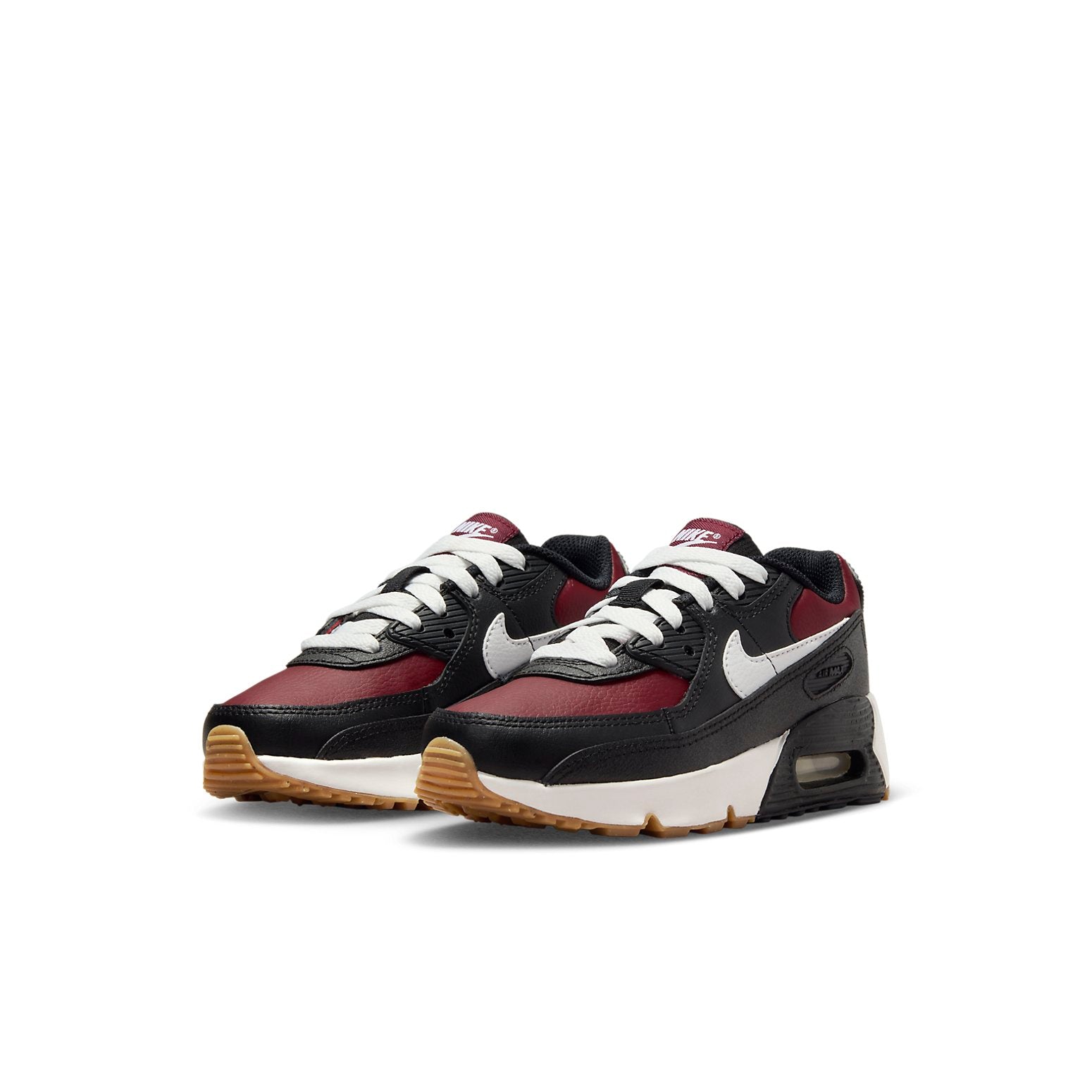 (PS) Nike Air Max 90 'Black Team Red Gum Light Brown White' CD6867-024