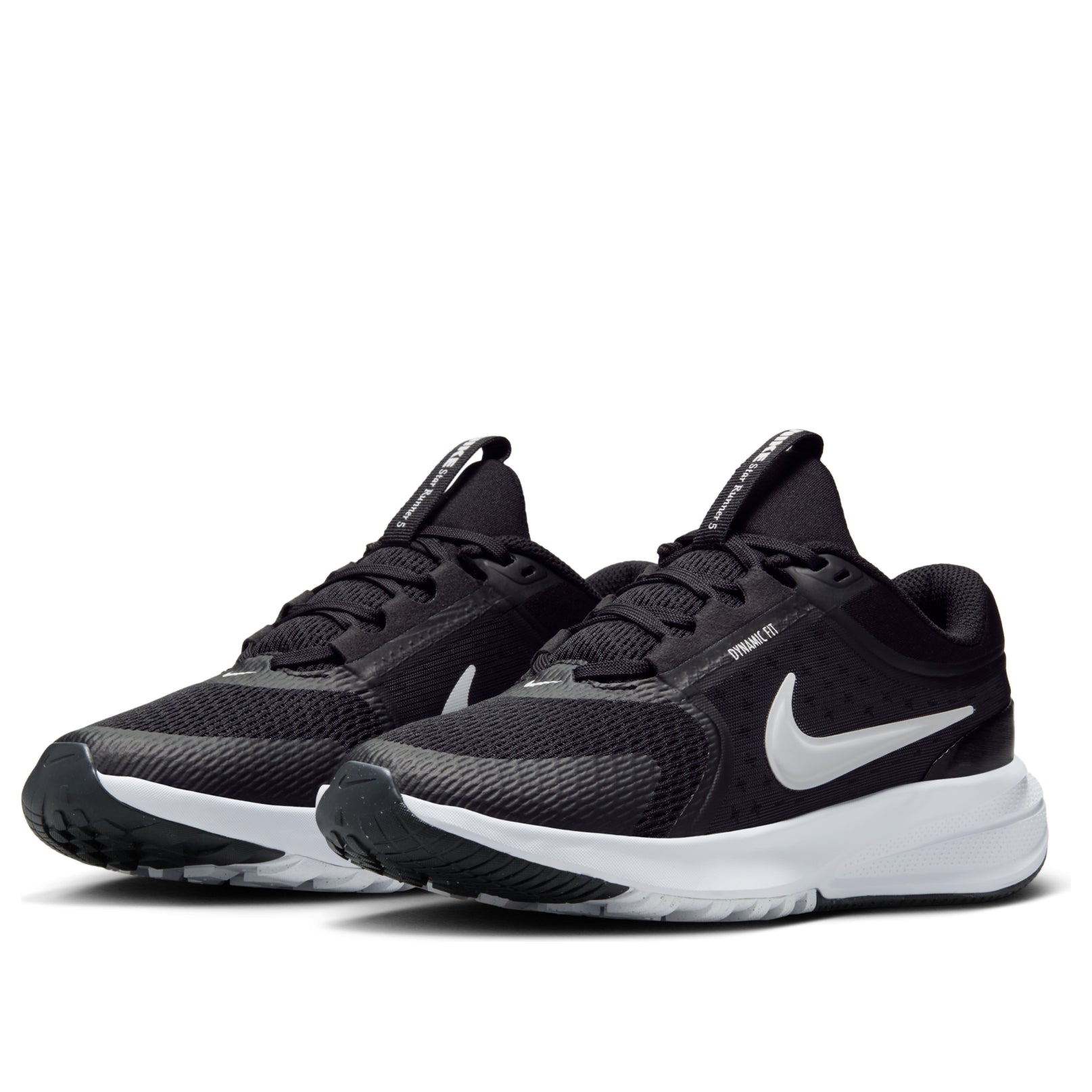 (GS) Nike Star Runner 5 'Black White' HF7004-002