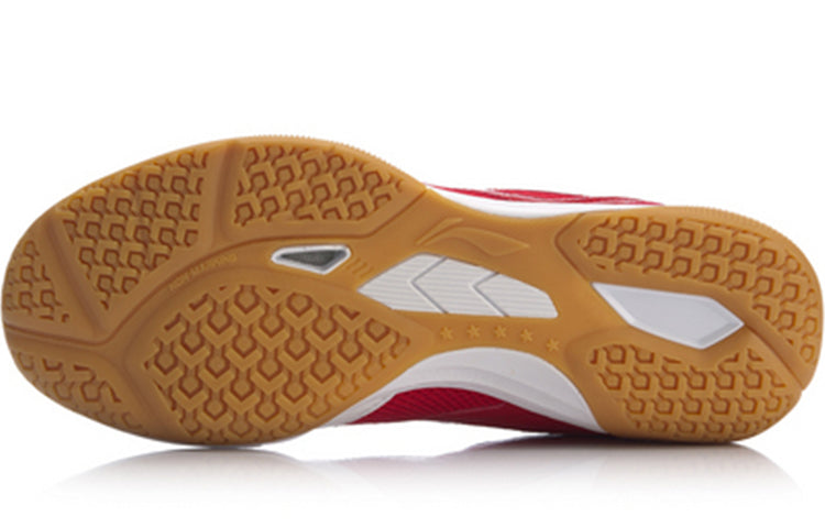 Li-Ning Ma Long Signature Table Tennis Shoes 'White Red' APTM001-2