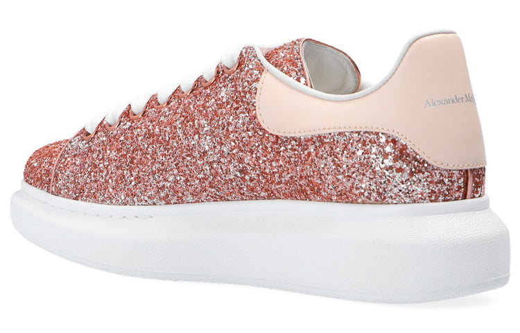 (WMNS) Alexander McQueen Oversized Glitter Sneaker 'Pink' 558944W4NC15530