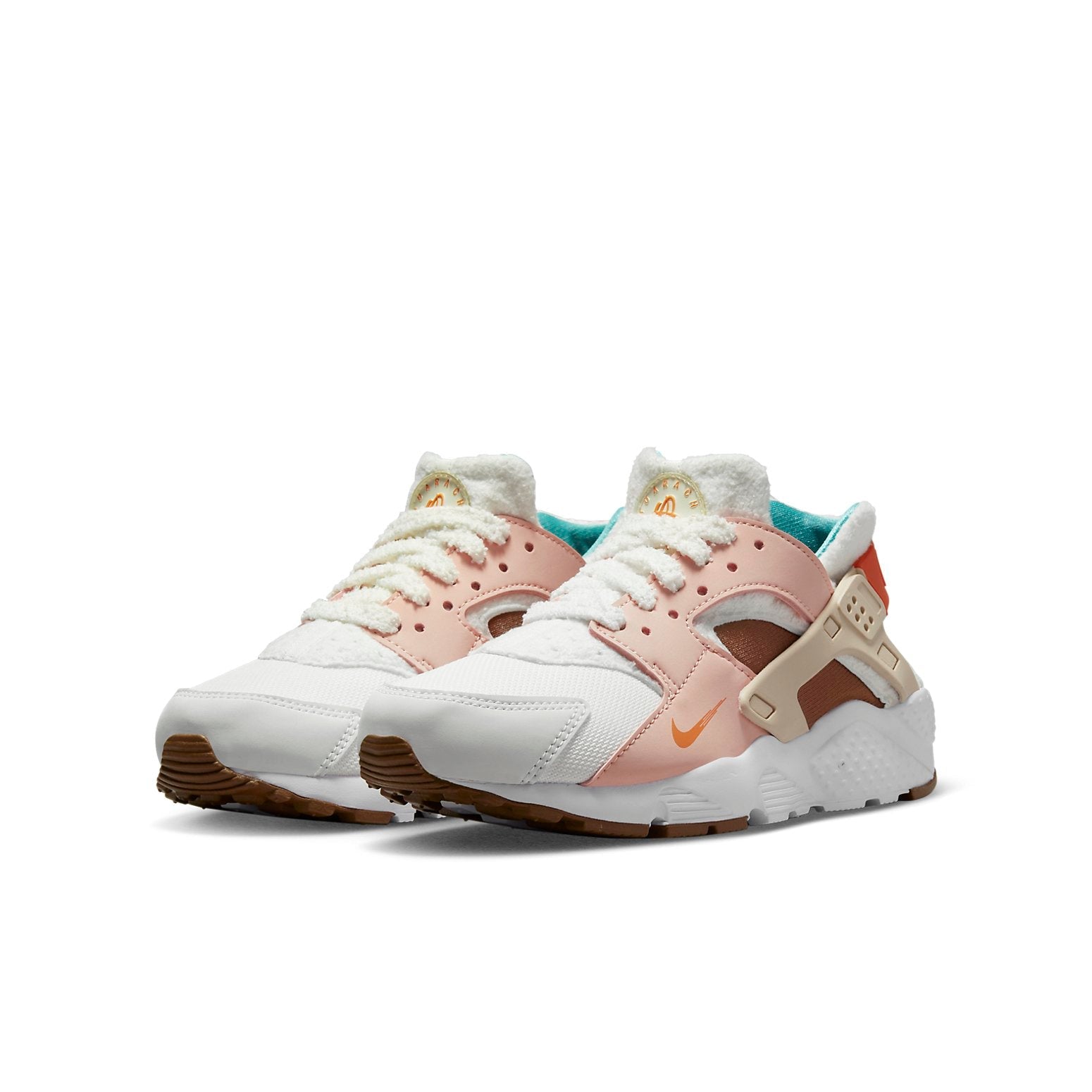 (GS) Nike Huarache Run 'Sail safety Orange' FD4632-181