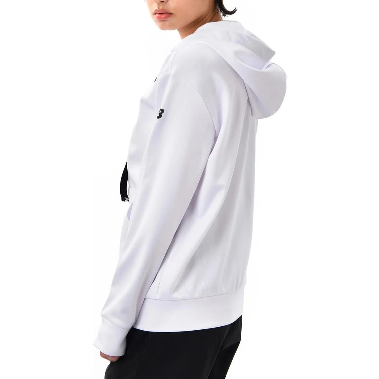 (WMNS) New Balance Relentless Fleece Full Zip Jacket Asia Sizing 'White' WJ13174-WT