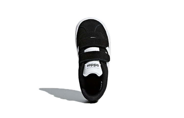 (TD) adidas VL Court 2.0 'Black White' DB1833
