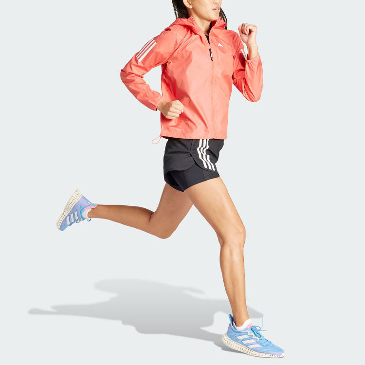 (WMNS) adidas Own The Run Jacket Asia Sizing 'Pink' IN1578