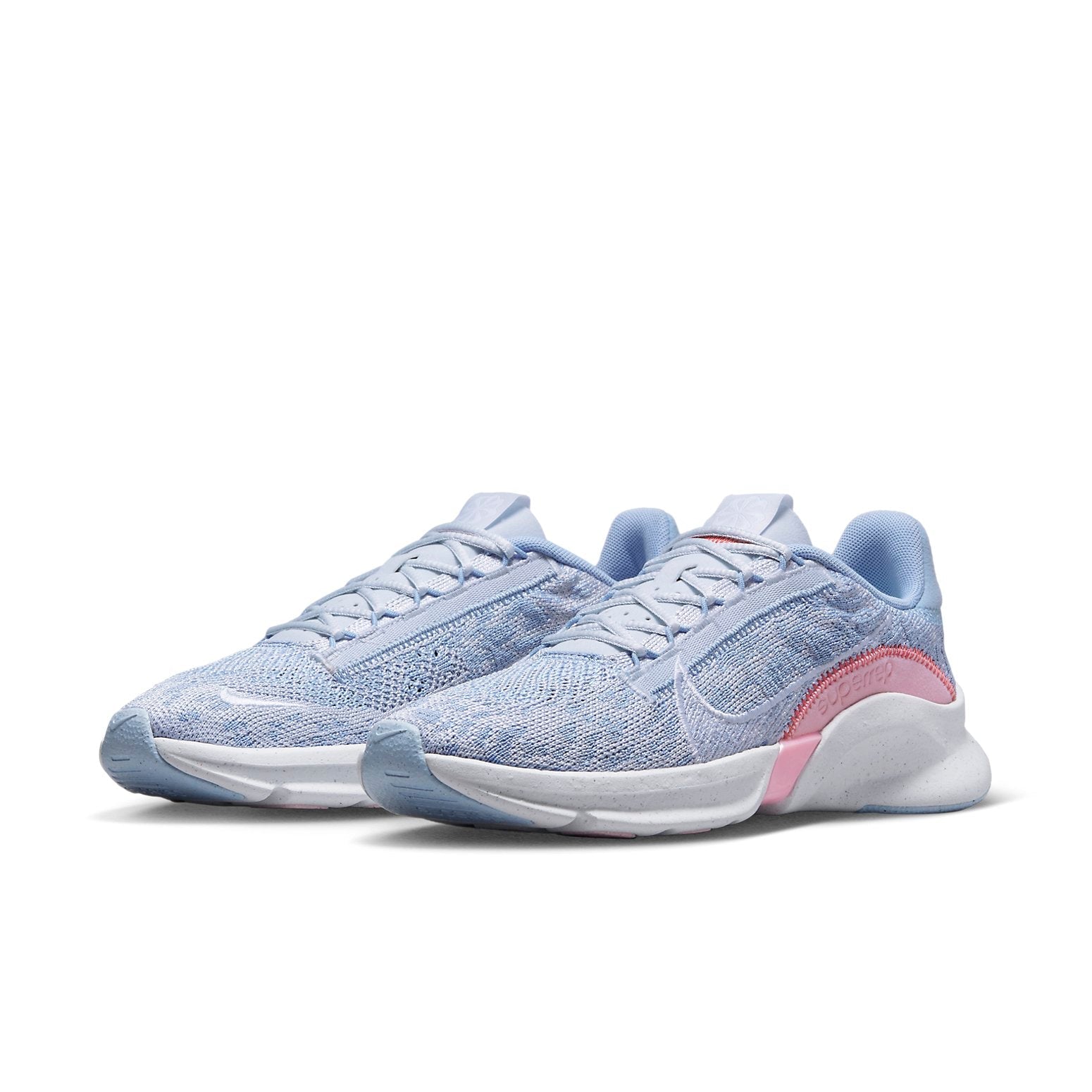 (WMNS) Nike SuperRep Go 3 Flyknit Next Nature 'Grey Pink' DH3393-005