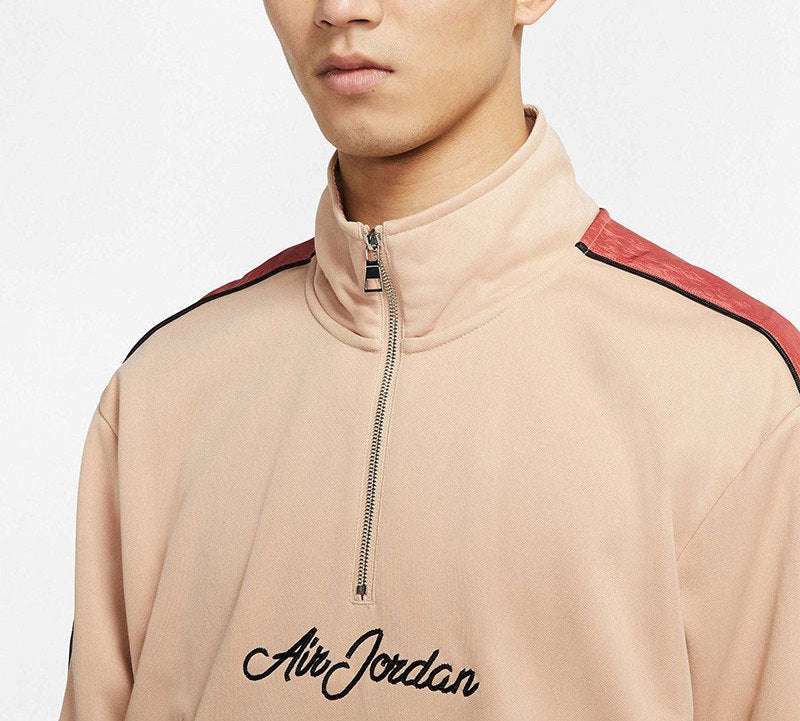 Air Jordan Remastered Half Zipper Sports Stand Collar Pink CJ0269-213