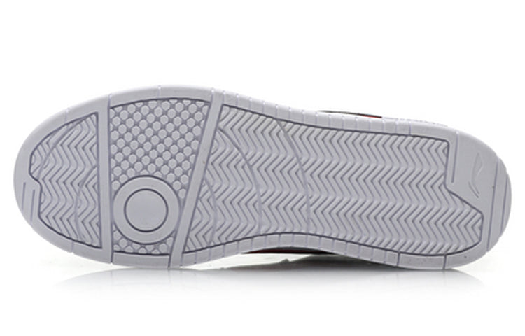 Li-Ning Classic Skateboarding Low 'White Red Navy' AGCP201-1
