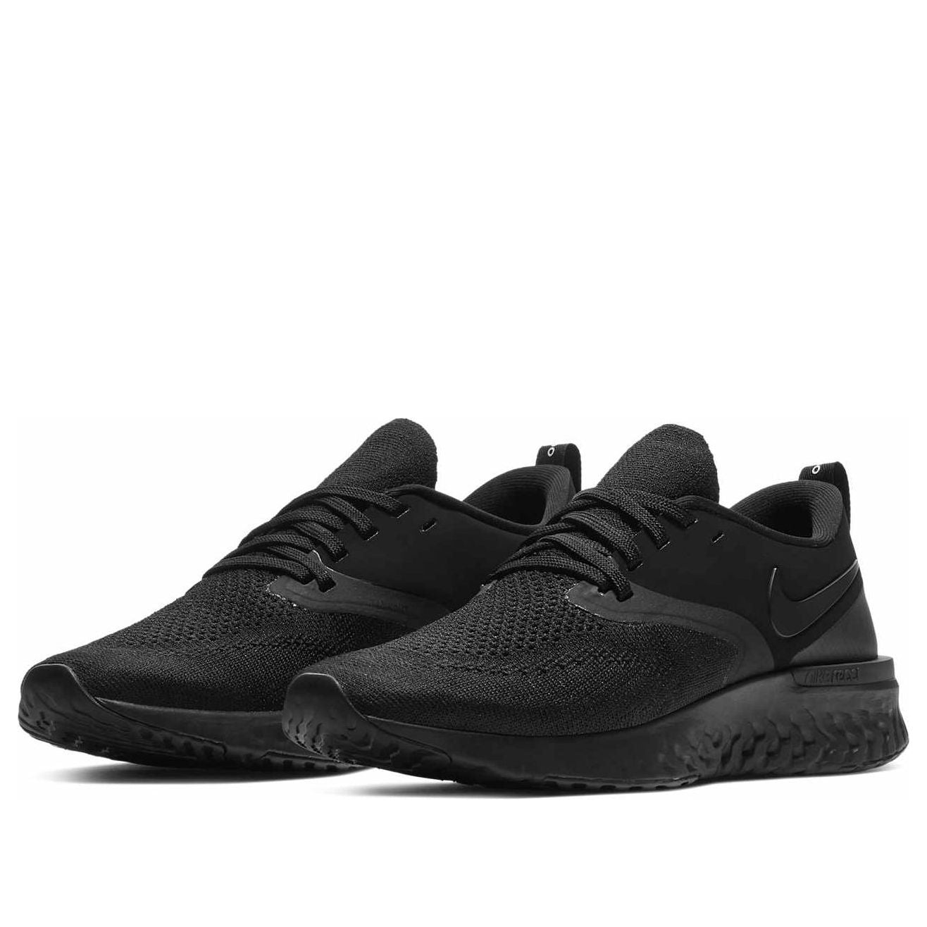 (WMNS) Nike Odyssey React Flyknit 2 'Triple Black' AH1016-001
