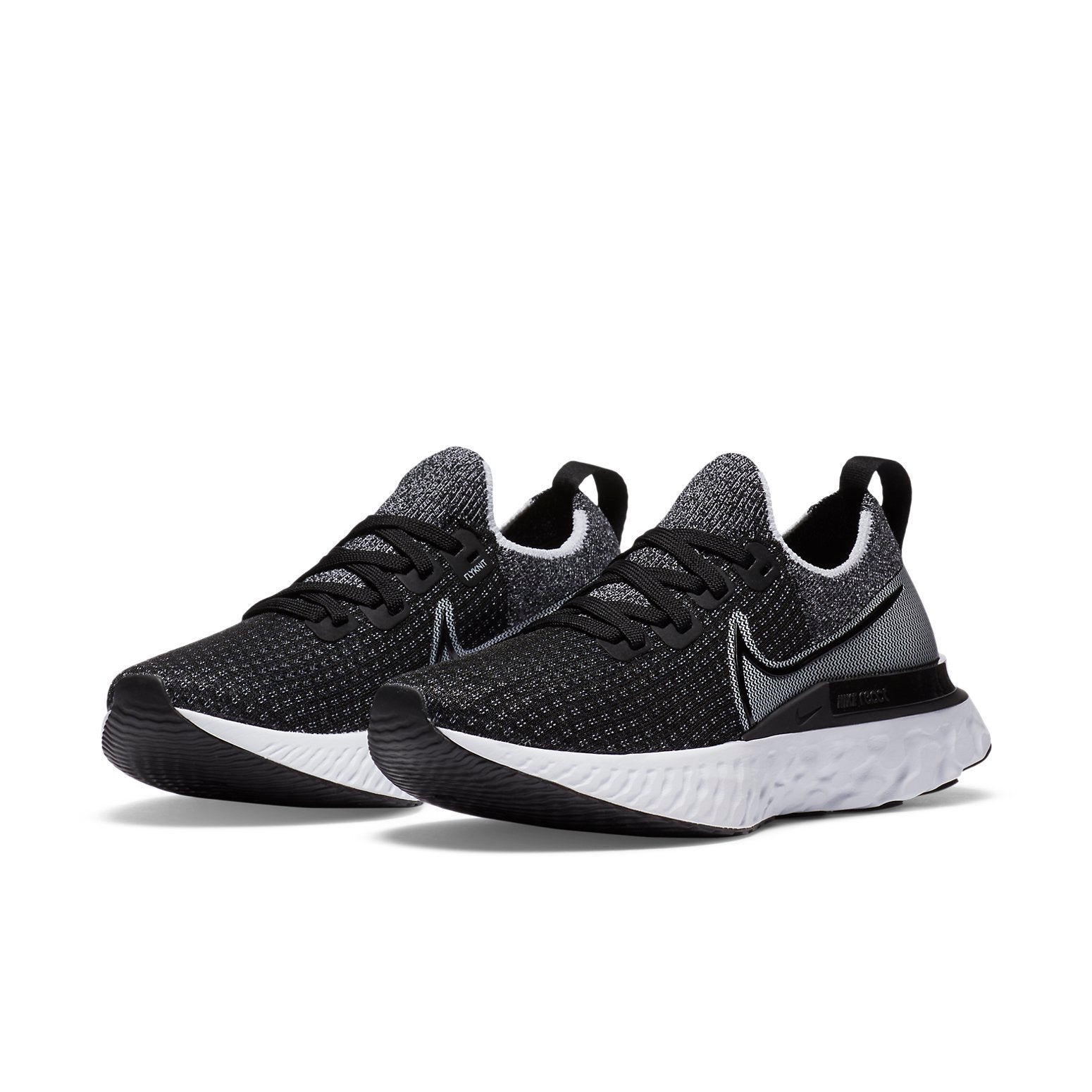 (WMNS) Nike React Infinity Run Flyknit 'Black White' CD4372-012