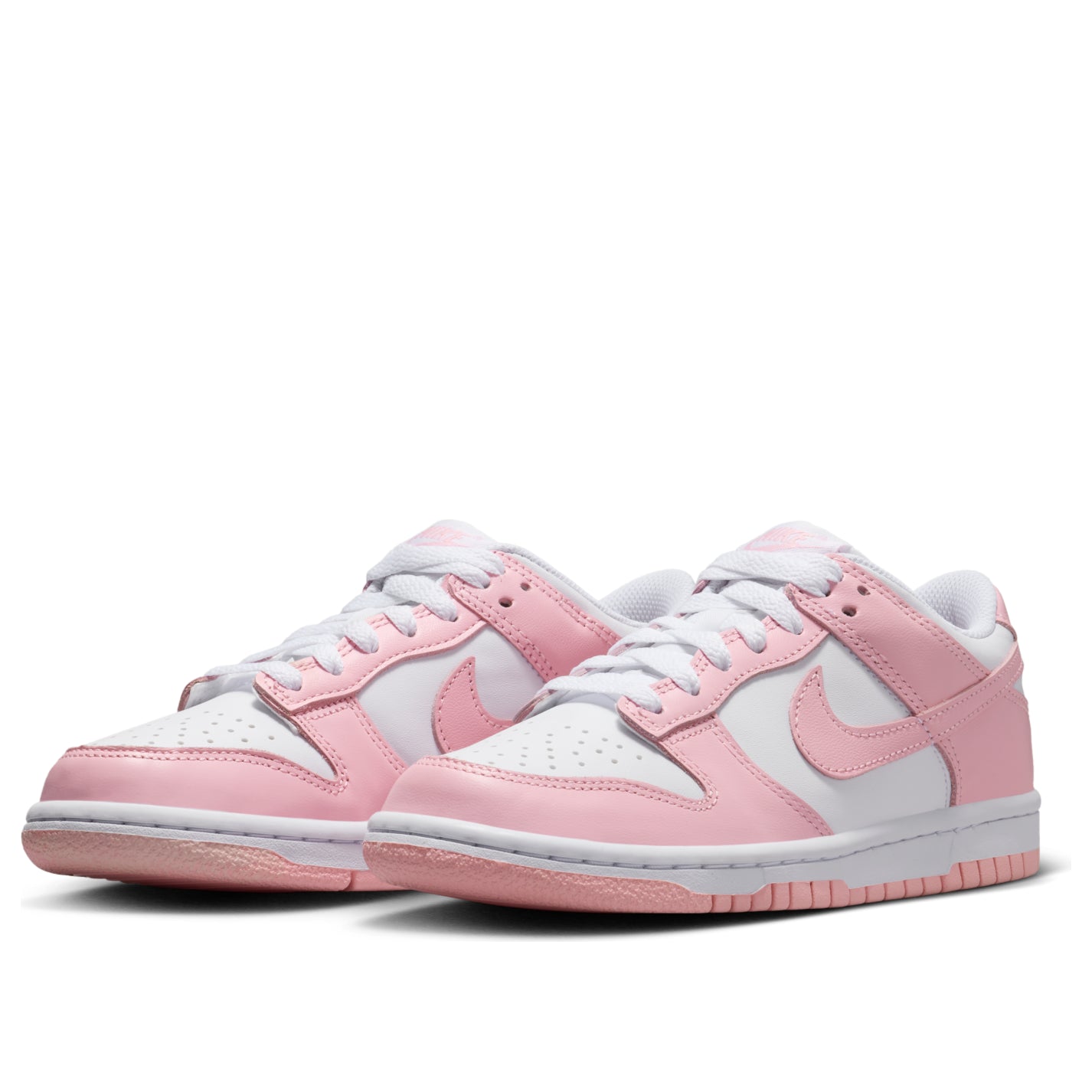 (GS) Nike Dunk Low 'White Medium Soft Pink' FB9109-125