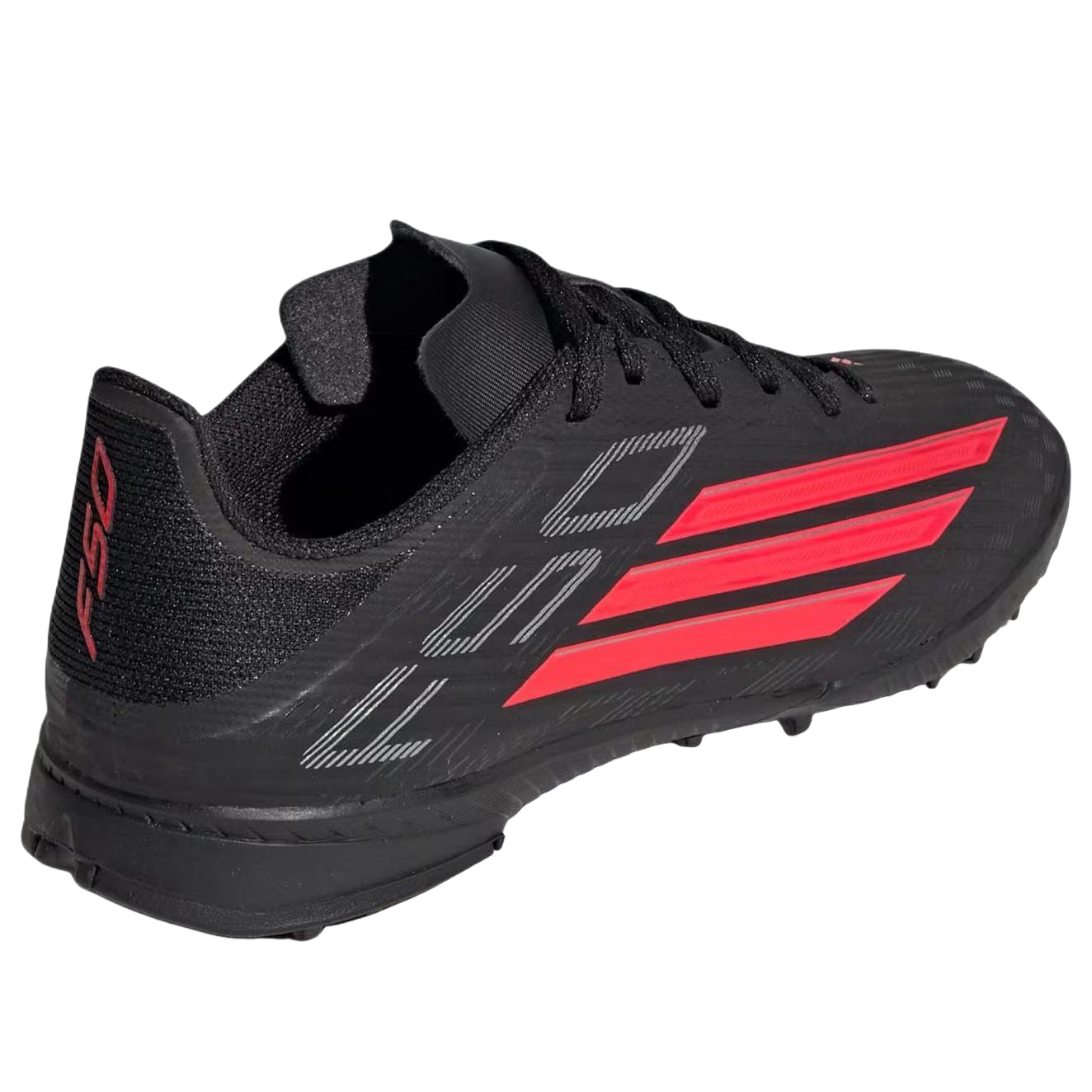 (GS) adidas F50 League TF 'Core Black Lucid Red Core Black' JR9015