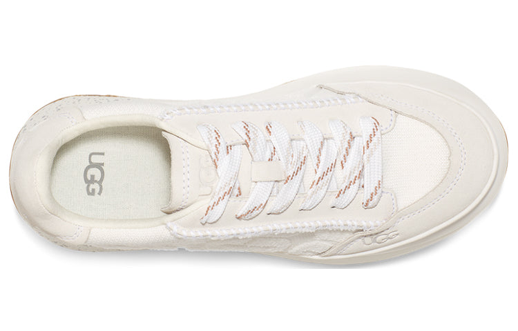 (WMNS) UGG Marin Lace Logo Sneaker 'White' 1125025-WHT