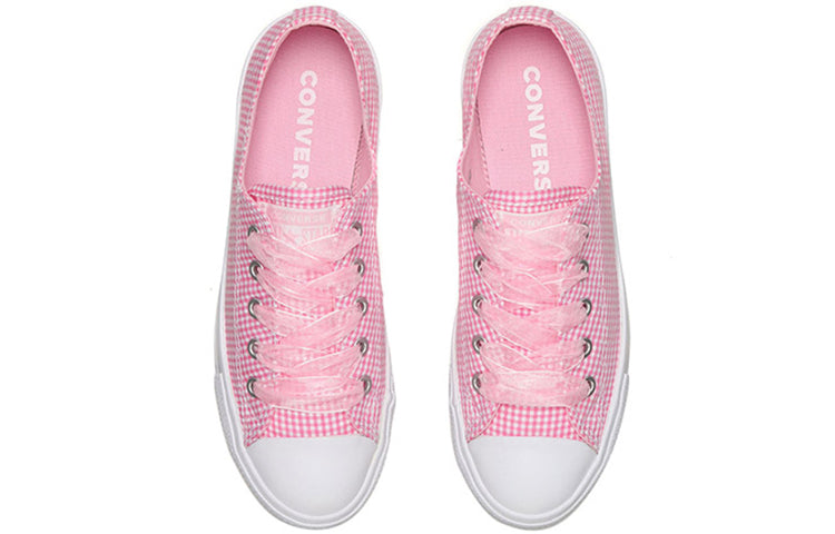 (WMNS) Converse Chuck Taylor All Star Dainty Low 'Pink Plaid' 560832C