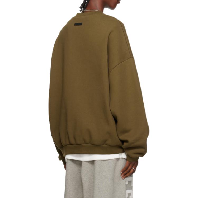 Fear of God Essentials Fleece Crewneck 'Olive' 192BT246264F