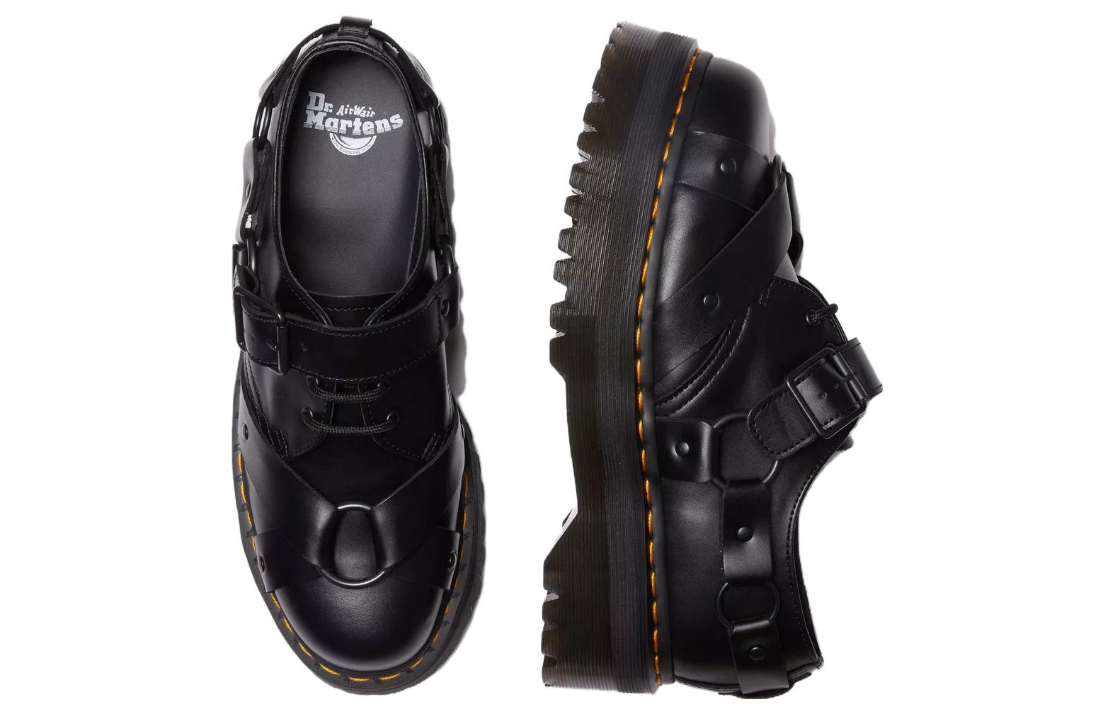 Dr. Martens 1461 Harness Leather Platform Shoes 'Black' 30814001
