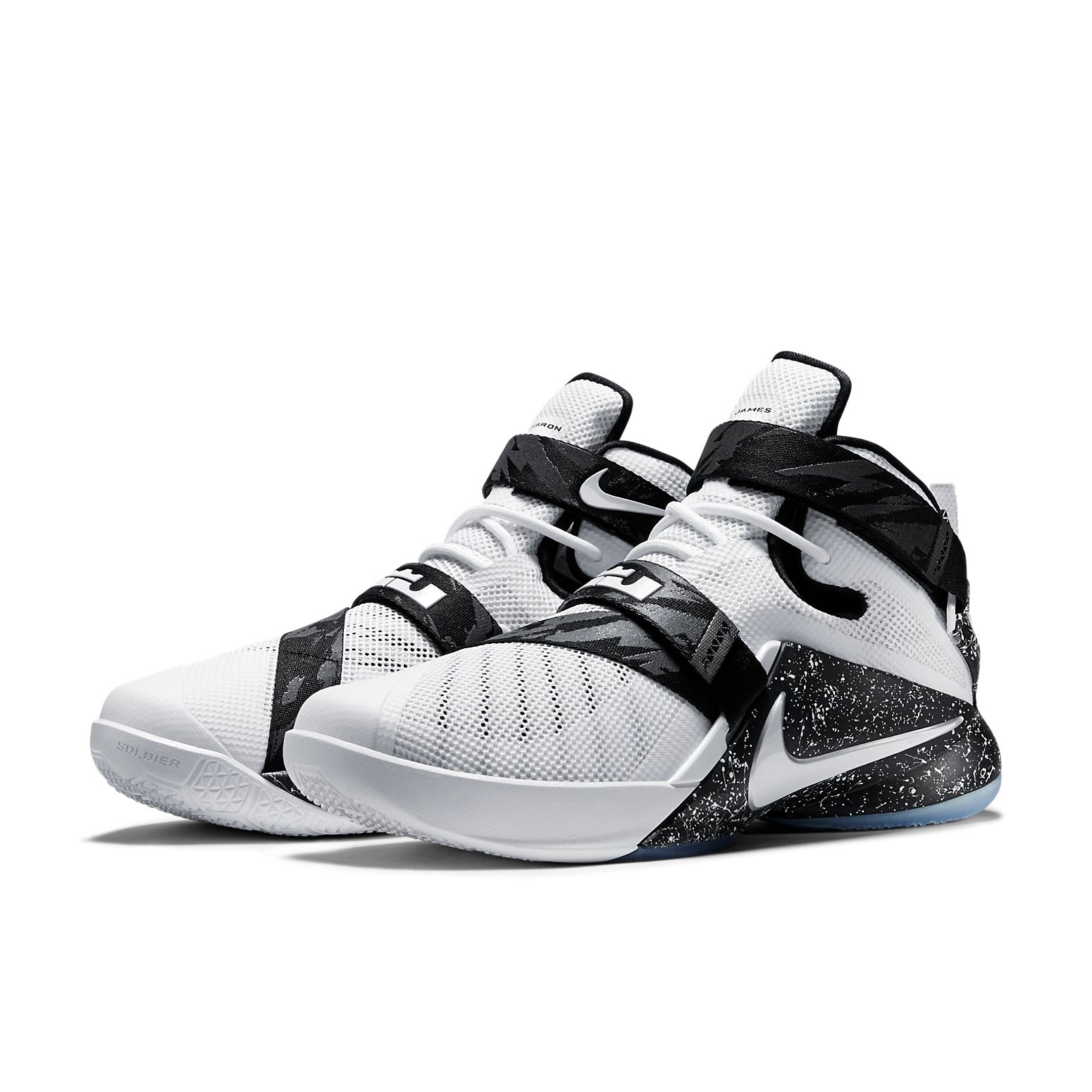 Nike LeBron Soldier 9 Premium 'White Black' 749490-110