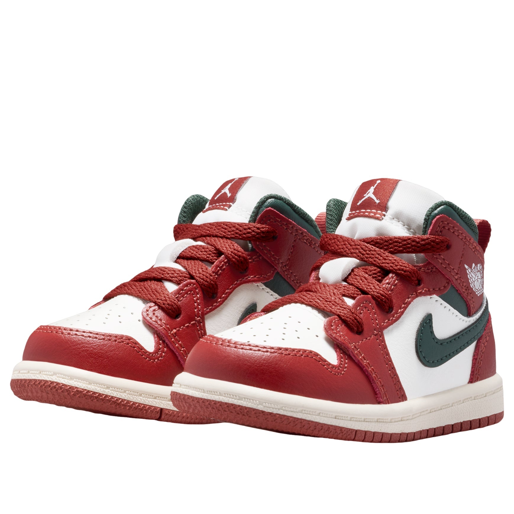 (TD) Air Jordan 1 Mid 'Sail Pure Platinum Redstone' DQ8425-105