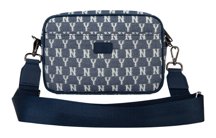 MLB Monogram NY New York Yankees Crossbody Bag Blue 32BGDC011-50N
