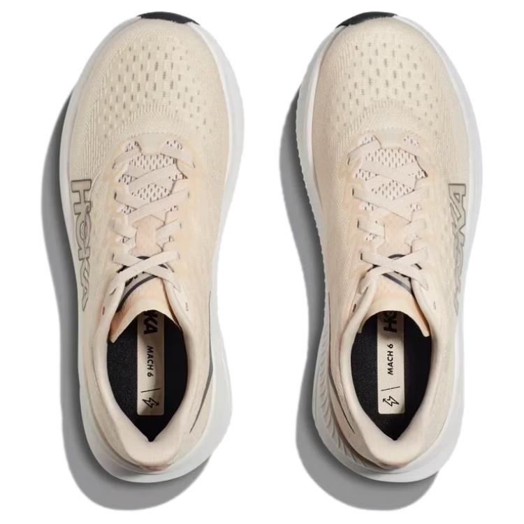 (WMNS) HOKA ONE ONE Mach 6 'Eggnog Vanilla' 1147810-EGV