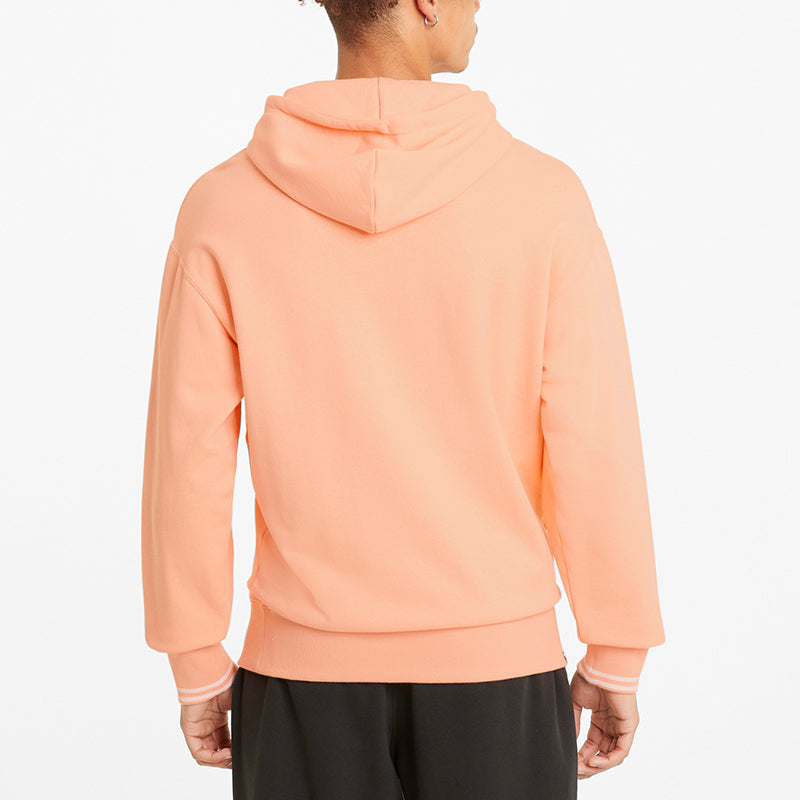 PUMA Downtown Logo Hoodie 'Pink Black White' 531430-26