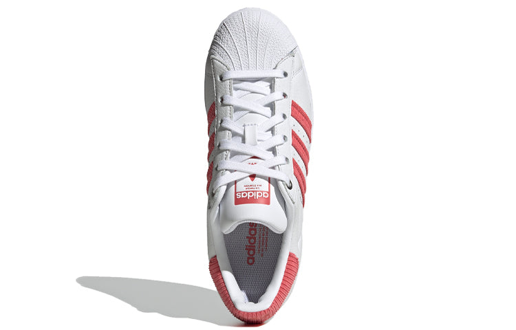 (WMNS) adidas Superstar 'Corduroy Striped - White Tactile Pink' H69024