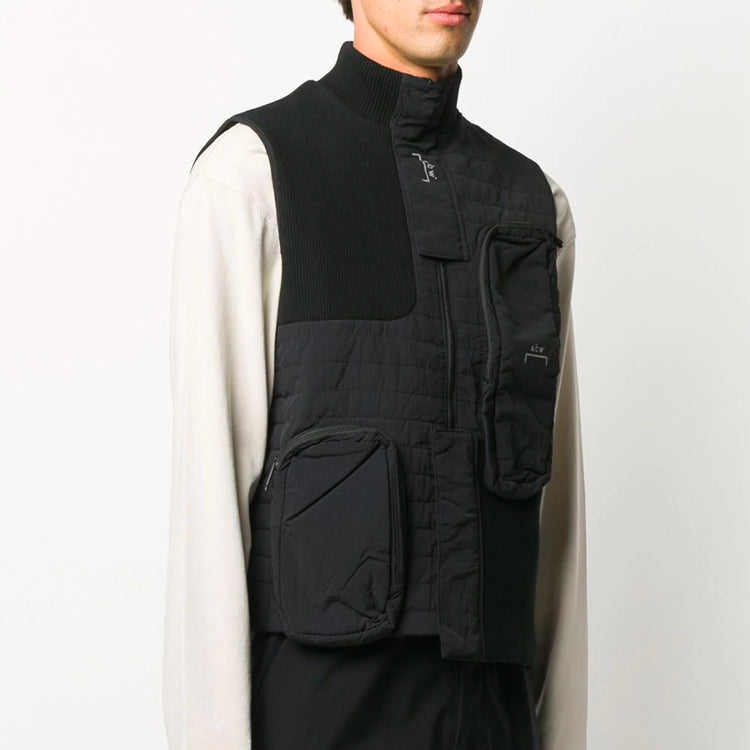 A-COLD-WALL* Assymetric 3D Pocket Puffer Gilet 'Black' ACWMO037