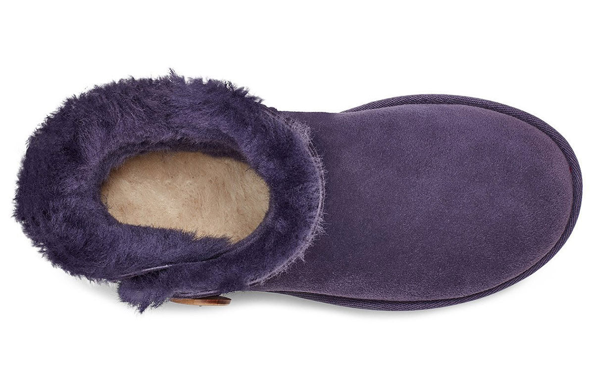 (WMNS) UGG Mini Bailey Button II Gray Purple 1016422-NSAD