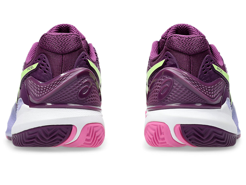 (WMNS) ASICS Gel-Resolution 9 Padel 'Deep Mauve Lime Green' 1042A245-500