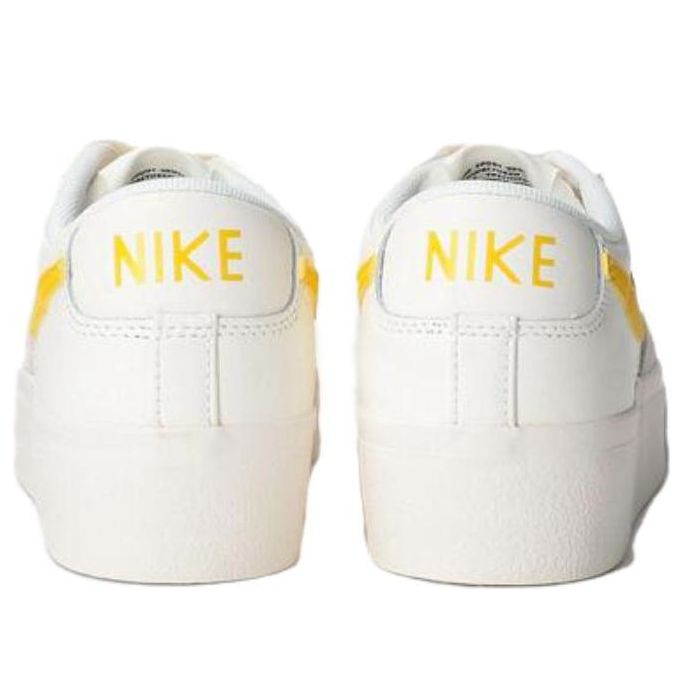 (WMNS) Nike Blazer Low Platform 'Sail Vivid Sulfur' DJ0292-111