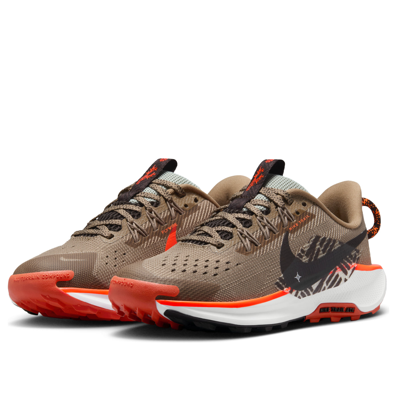 (GS) Nike Pegasus Trail 5 'Khaki Hyper Crimson' FV5638-200