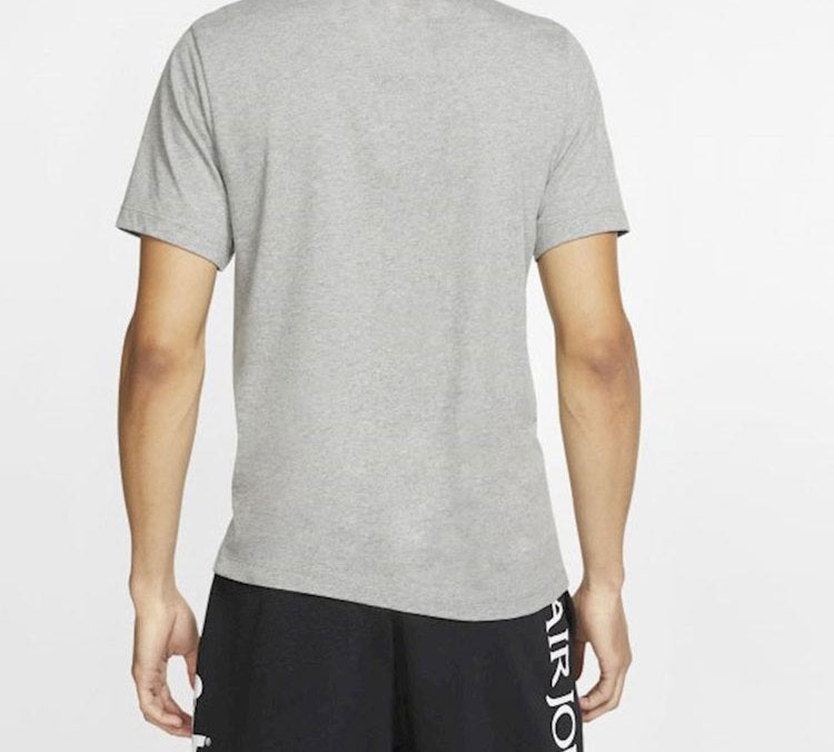 Air Jordan Classics Flying Man Printing Short Sleeve Gray BV5905-091