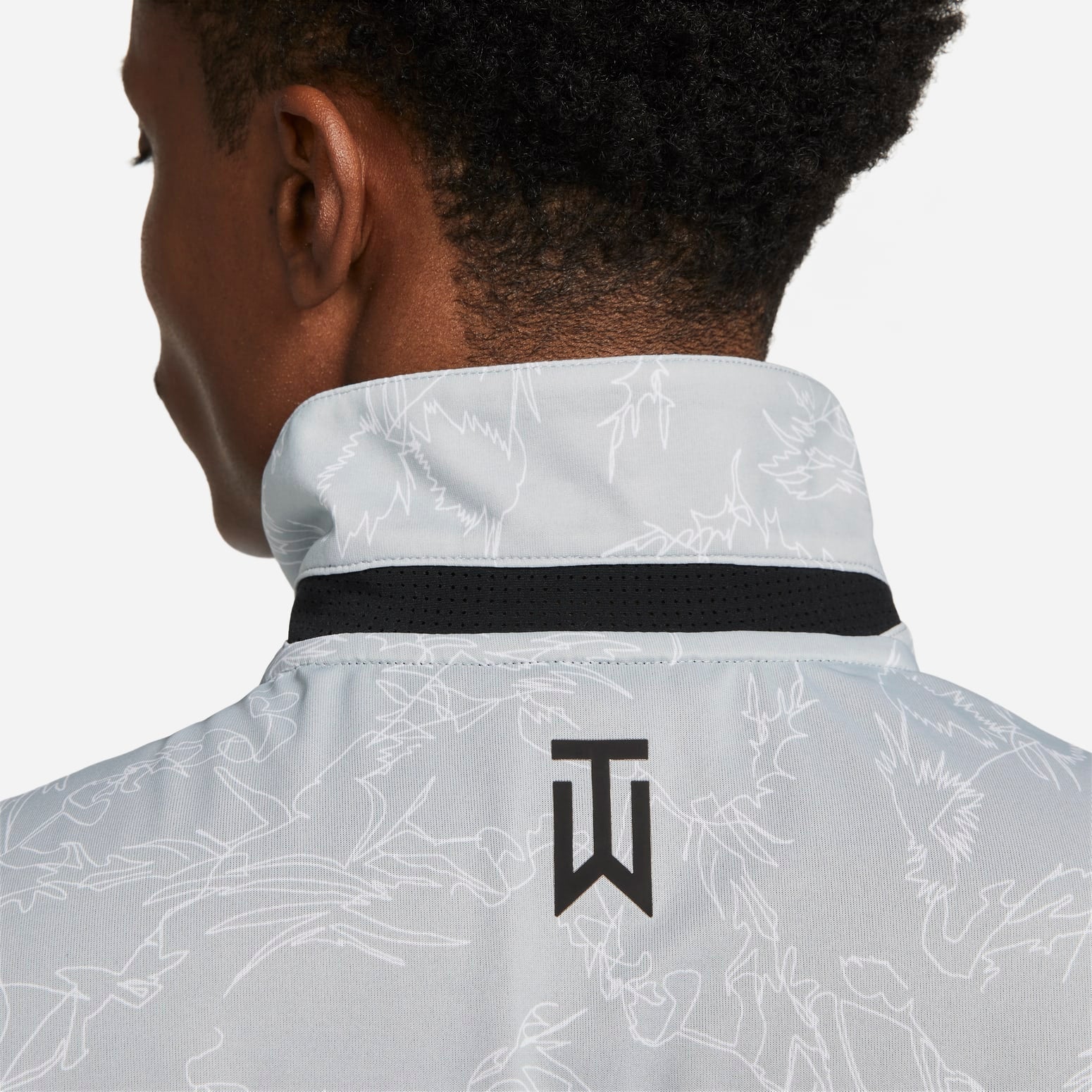 Nike Tiger Woods Dri-FIT ADV Contour Print Polo Shirt 'Grey' DX6092-077