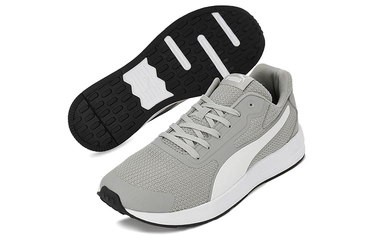 PUMA Taper Low-top Running Shoes White/Grey 373018-06