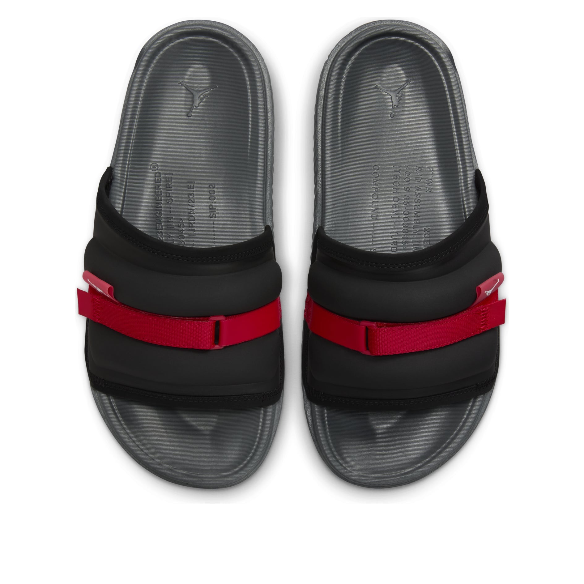 Air Jordan Super Play Slide 'Black Fire Red' DM1683-060
