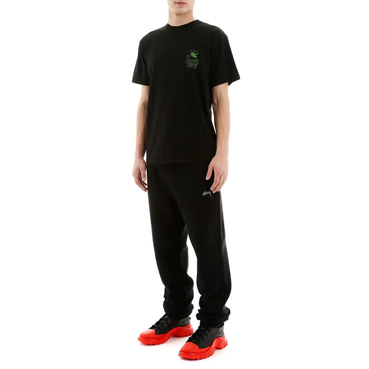 Stussy Kingston Tee Crown Short Sleeve Unisex Black 1904440-BLACK
