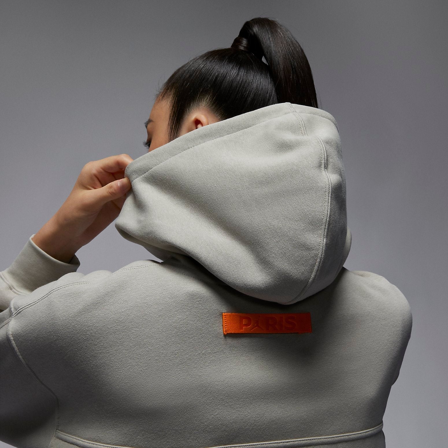 (WMNS) Air Jordan x Paris Saint-Germain Hoodie Asia Sizing 'Stone' DZ3267-230