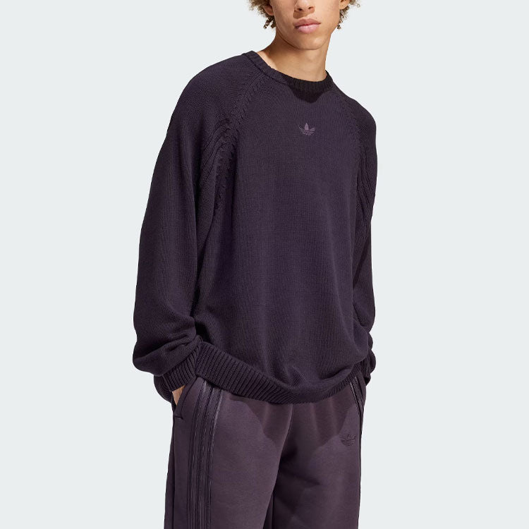 adidas Originals Premium Knitted Sweatshirt Asia Sizing 'Black' IT7444