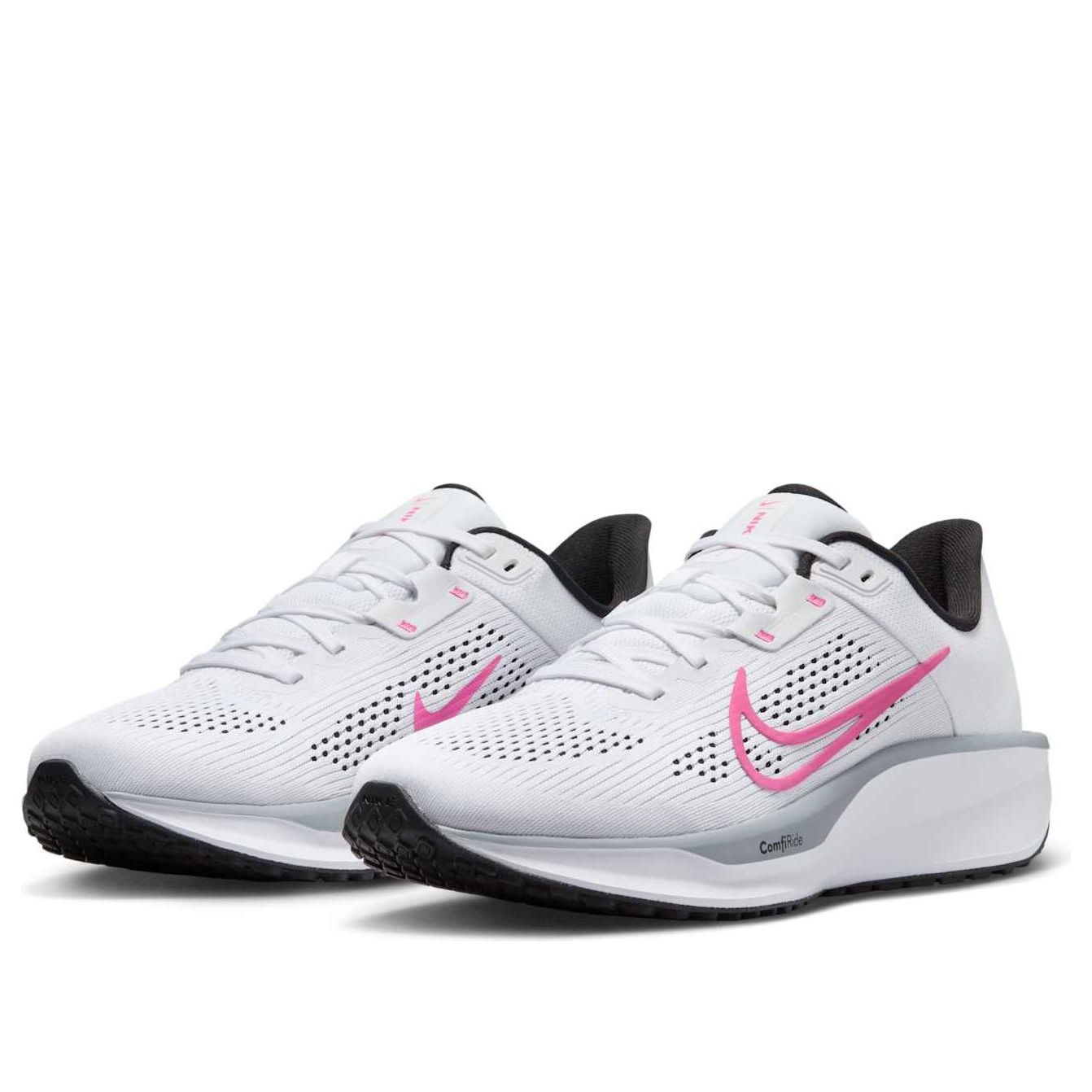 (WMNS) Nike Quest 6 'White Pinksicle Wolf Grey Black' FD6034-102