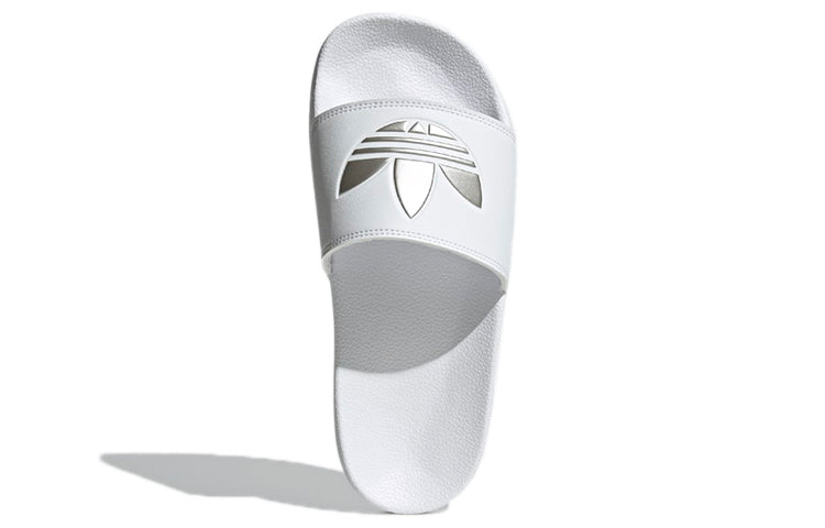 (WMNS) adidas Adilette Lite Slide 'White Matte Silver' GZ6197