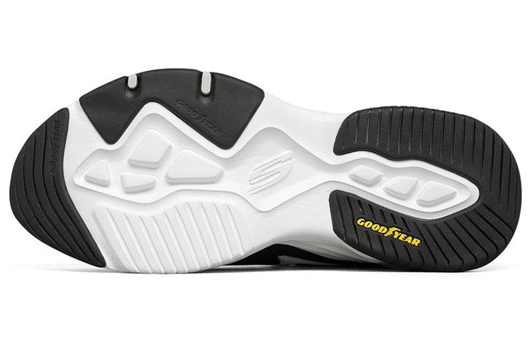 Skechers D'Lites 4.0 Low Chunky Shoes Black/White 237225-BKW