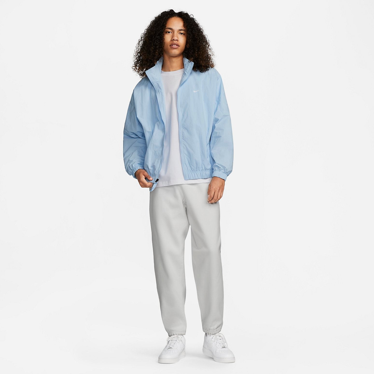 Nike Sportswear Solo Swoosh Track Jacket 'Celestine Blue' DQ5200-441