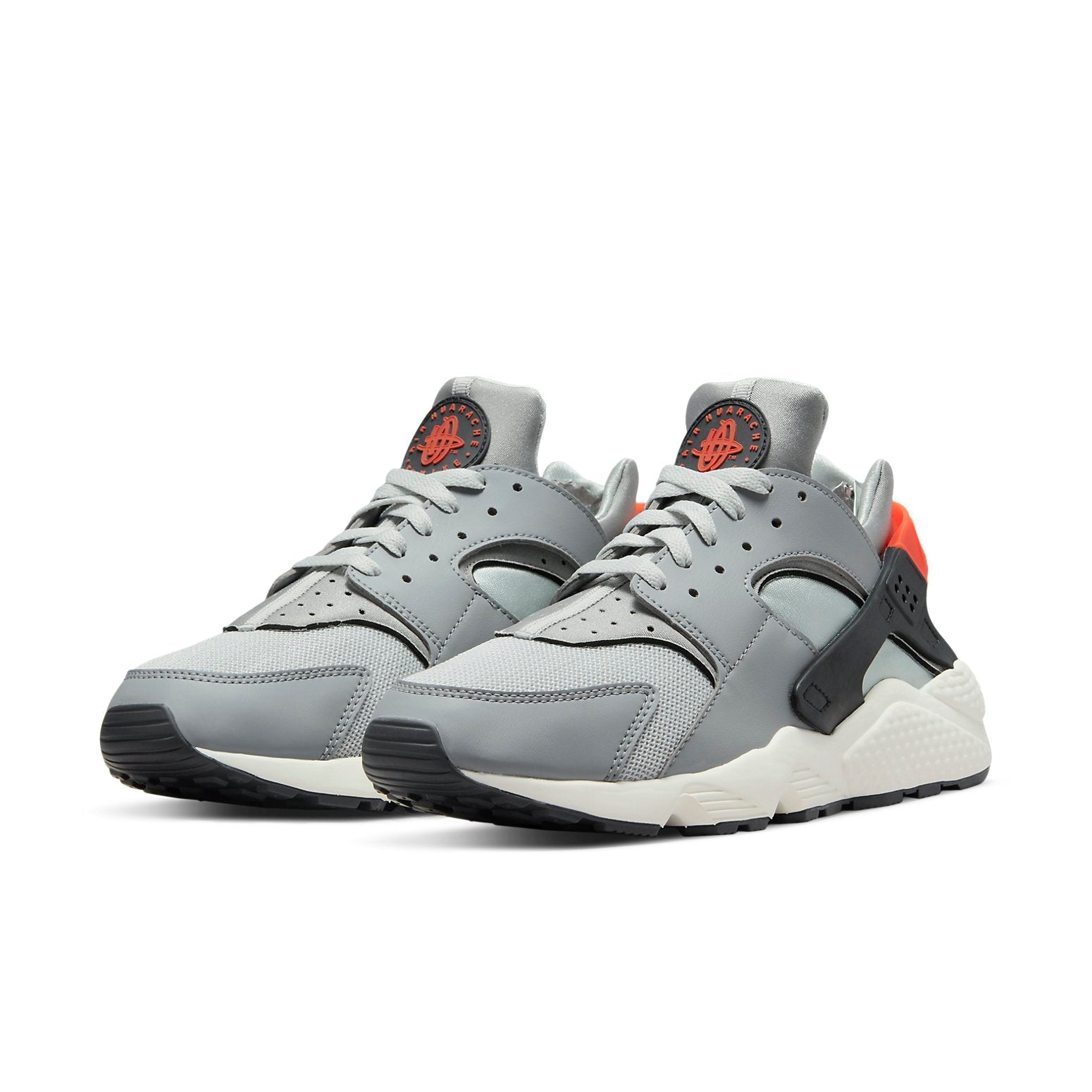 Nike Air Huarache 'Grey Fog Team Orange' DR8606-001
