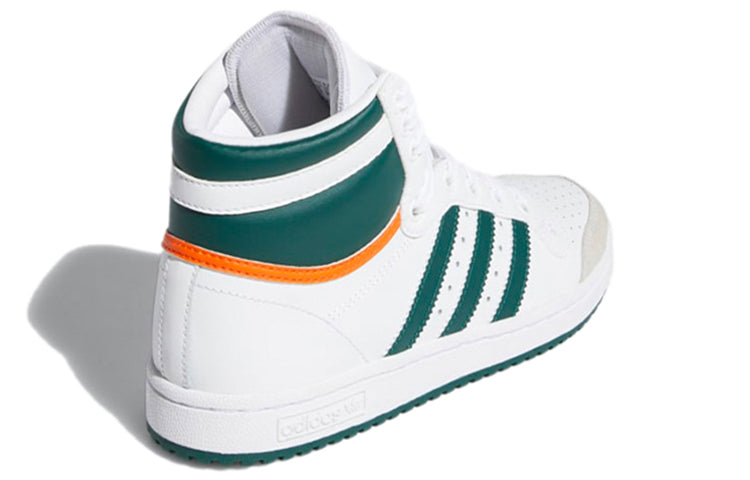(GS) adidas Top Ten High J 'White Collegiate Green' EF2831
