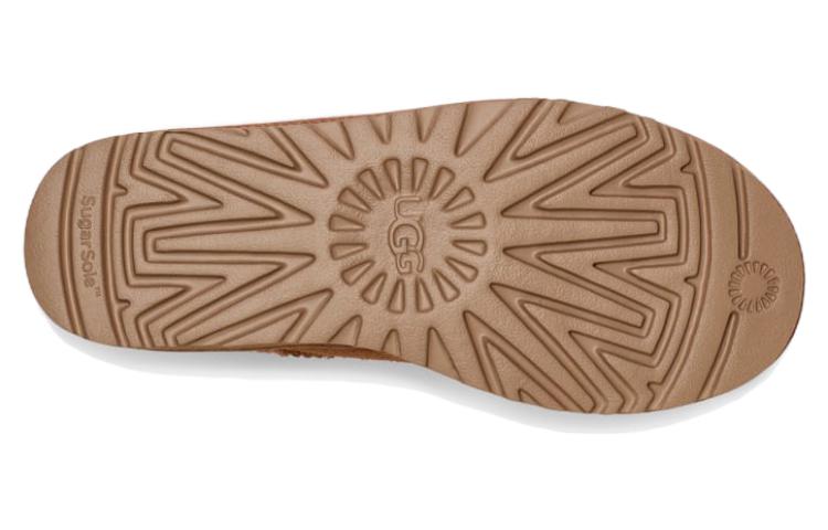 (WMNS) UGG Classic Mini Zipper Tape Logo 'Chestnut' 1144034-CHE