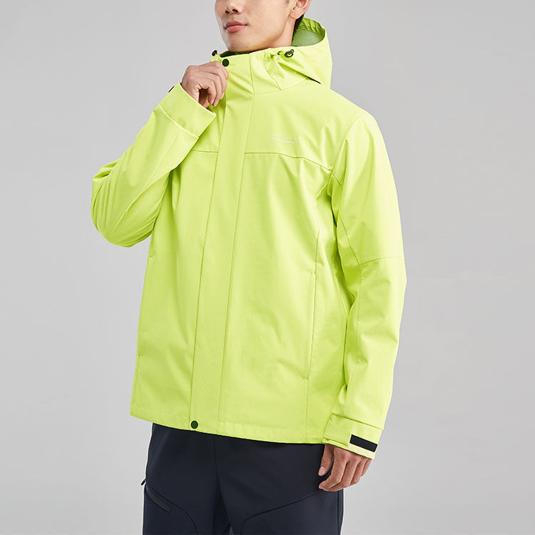 Skechers Solid Color Zipper 3-In-1 Jacket 'Green Grey' P423M167-0437