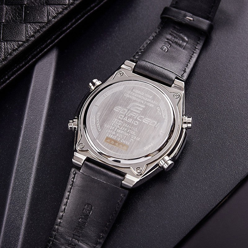 CASIO EDIFICE Series Vintage Fashion Men's Mens Black Analog ERA-110BL-1A