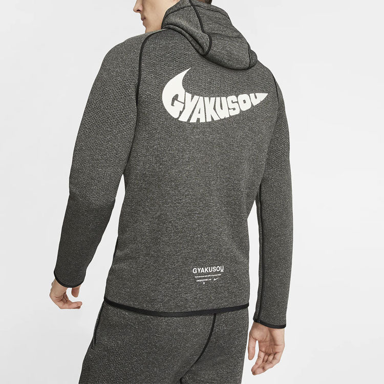 Nike x Gyakusou Crossover Sports hooded Casual Long Sleeves Knit Gray CD7145-010